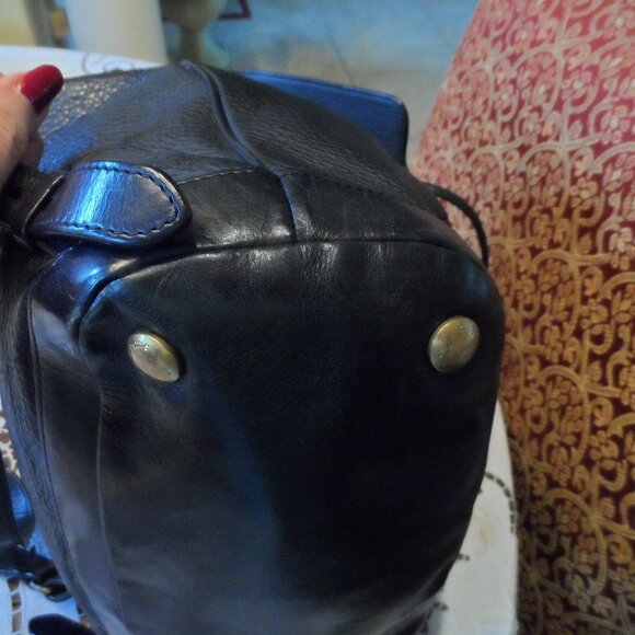 Rag & Bone Mini Pilot Black Leather Backpack - Picture 13 of 16